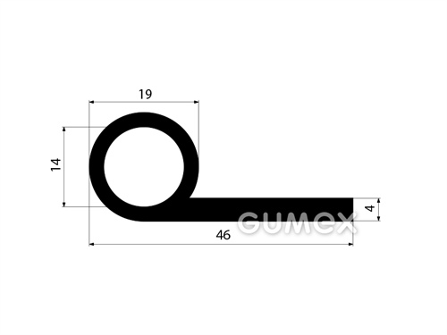 GUMMIPROFILE P-FORM - NBR